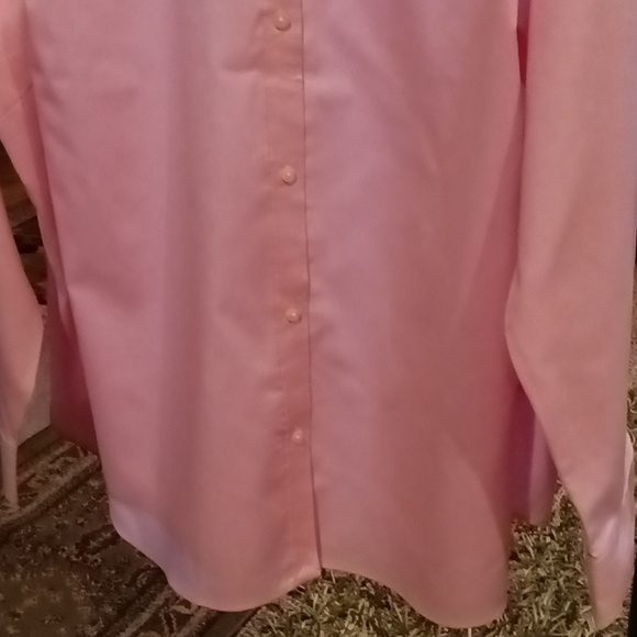 FINAL PRICE NWOT RALPH LAUREN CHAPS pink l/s buttoned down blouse 3X - Picture 3 of 3